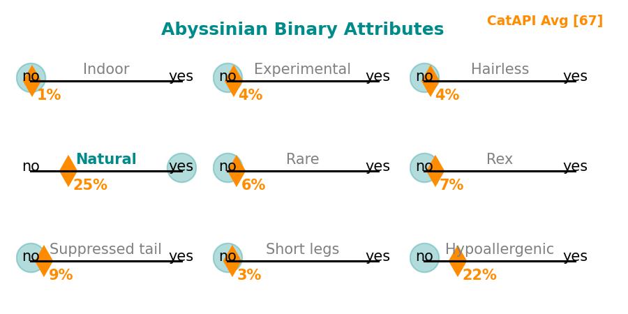 Abyssinian binaries